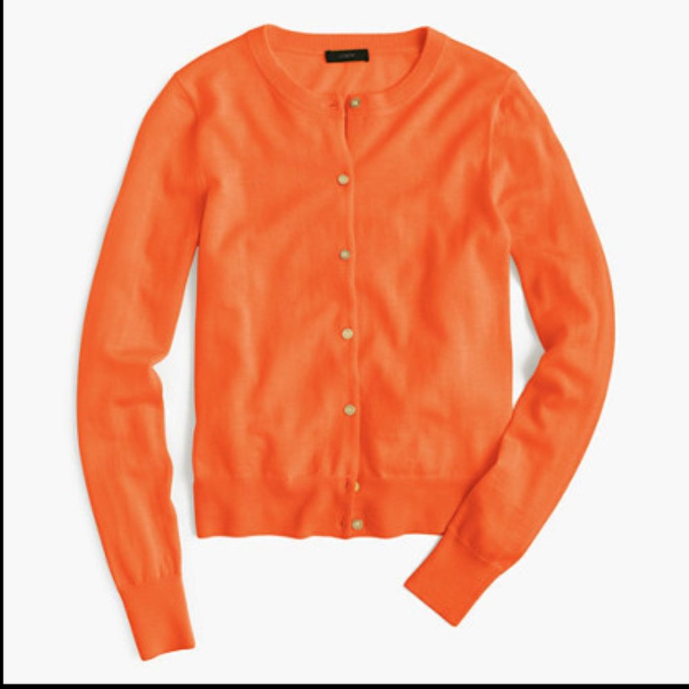 J.Crew Lightweight Wool Jackie Cardigan (Size M)